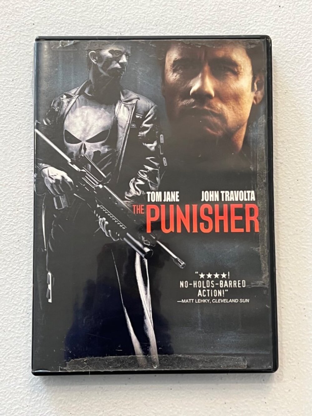 The Punisher 2004 DVD Marvel Action Tom Jane John Travolta Pre-Owned